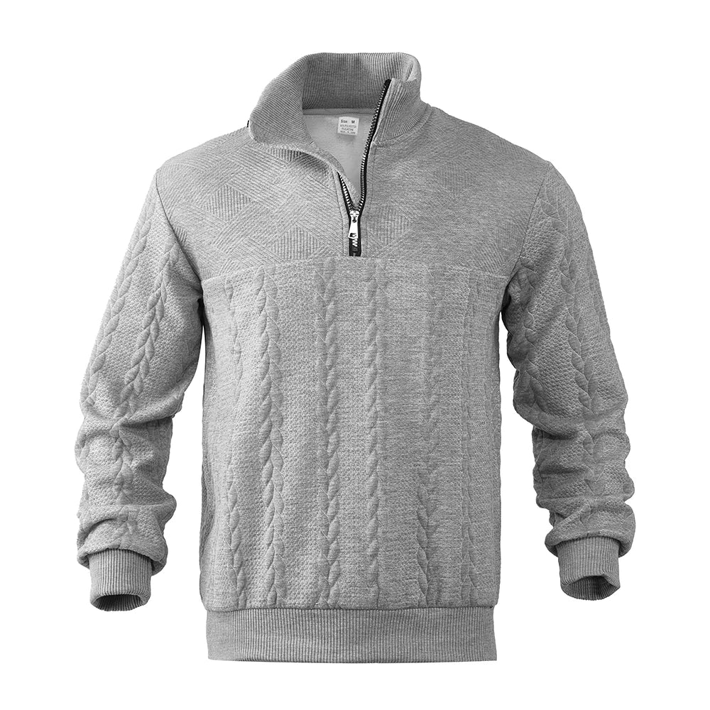 Henry™ | Premium Sweatshirt Med Kvart Lynlås