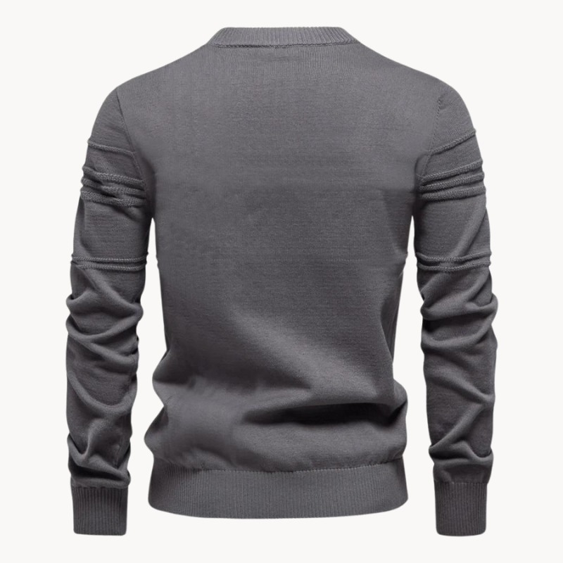 Lucas™ | Elegant Ternet Striktrøje