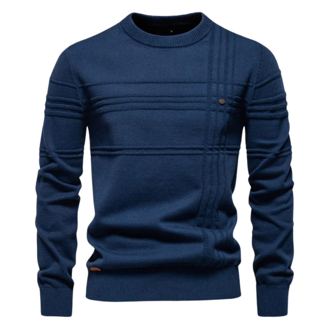Lucas™ | Elegant Ternet Striktrøje