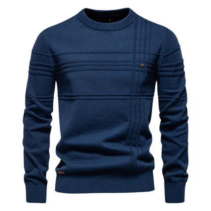 Lucas™ | Elegant Ternet Striktrøje