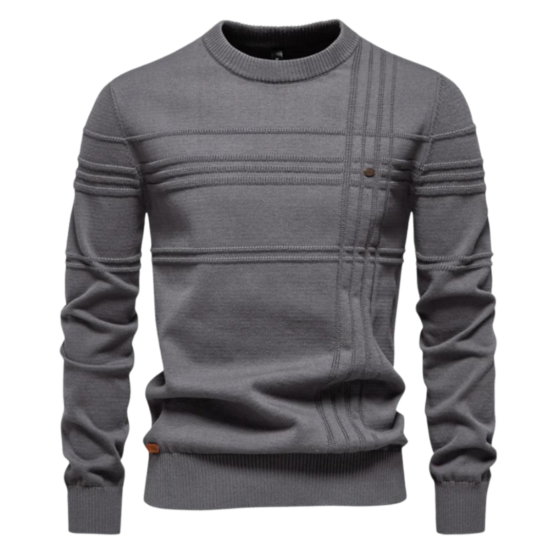 Lucas™ | Elegant Ternet Striktrøje