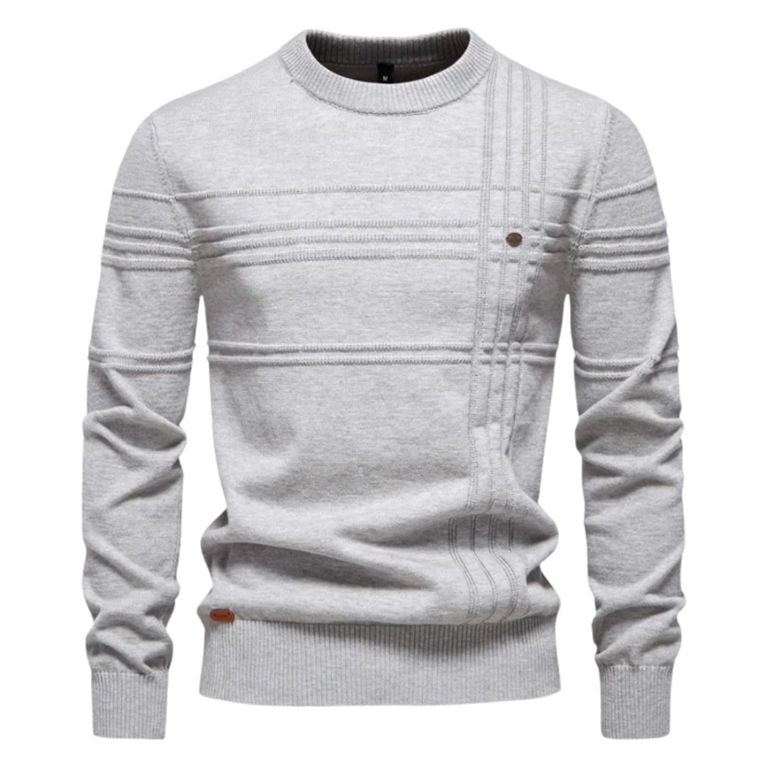 Lucas™ | Elegant Ternet Striktrøje