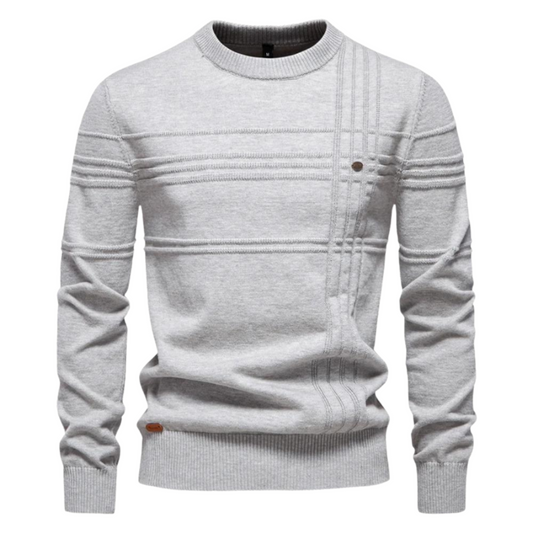Lucas™ | Elegant Ternet Striktrøje