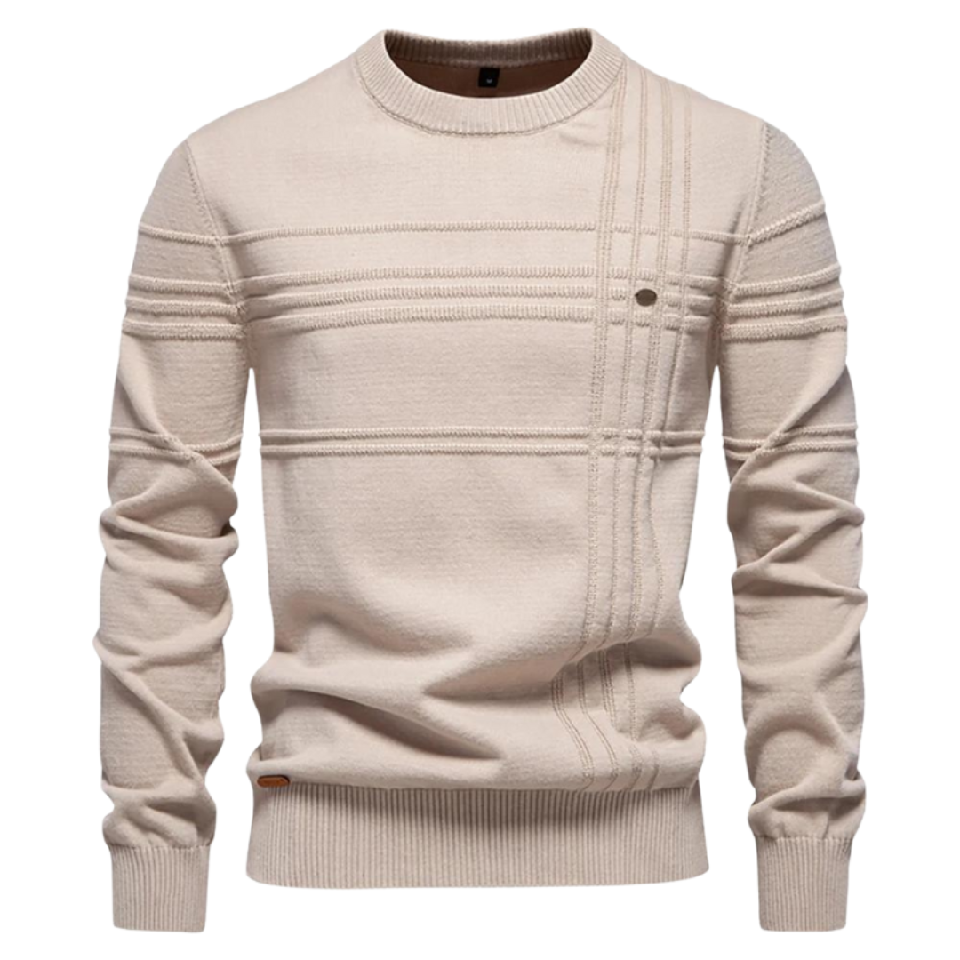 Lucas™ | Elegant Ternet Striktrøje