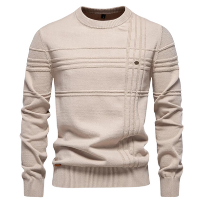 Lucas™ | Elegant Ternet Striktrøje