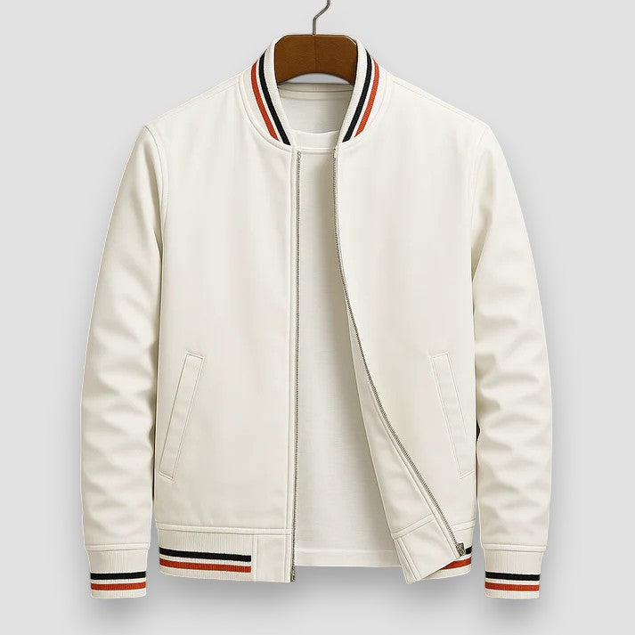 Philippe™ | Elegant Bomberjakke Med Striber